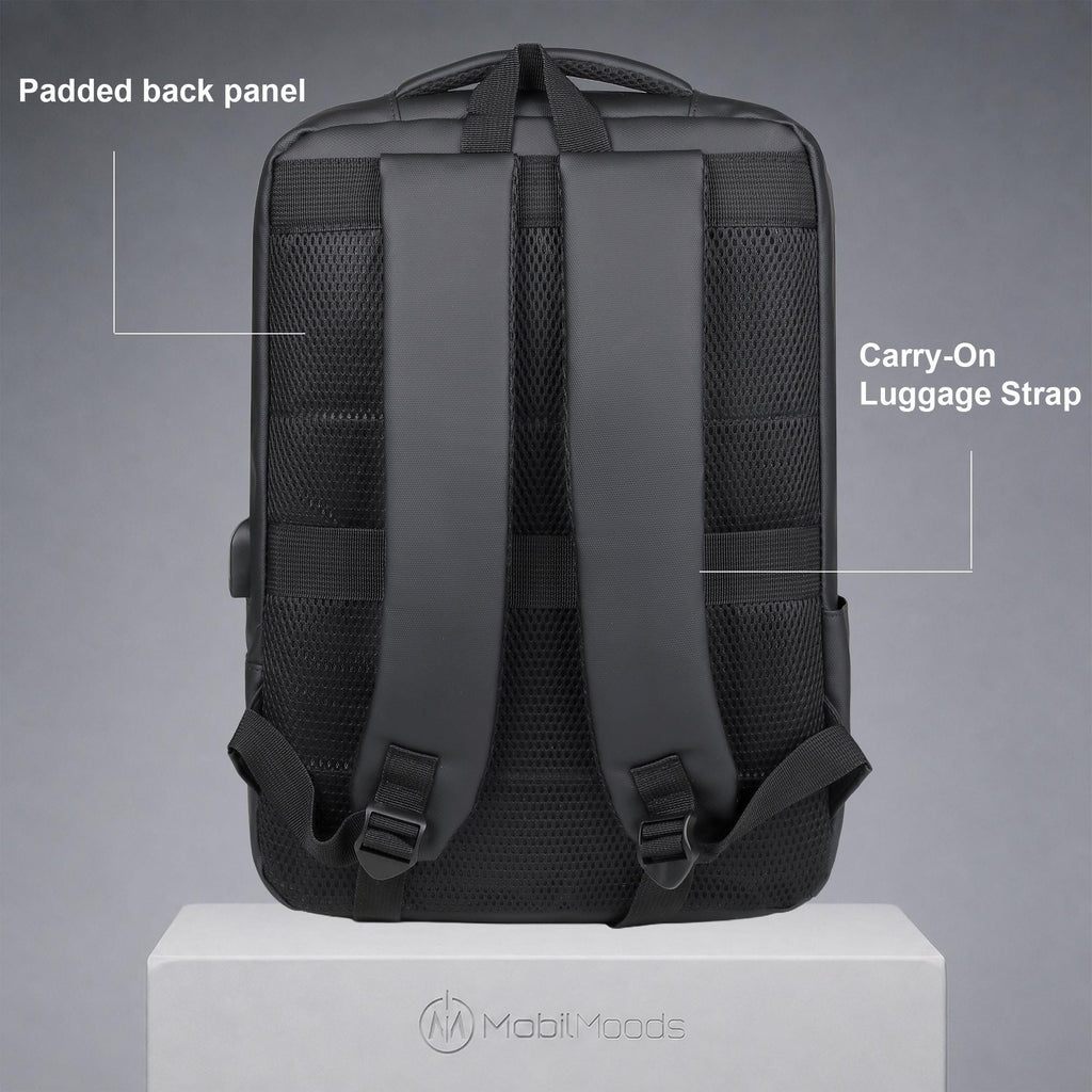 Personalized Backpack Gift Set with Smart Thermos, Power Bank and Charging Cable, Custom Logo New Hire Kit for Technology Companies