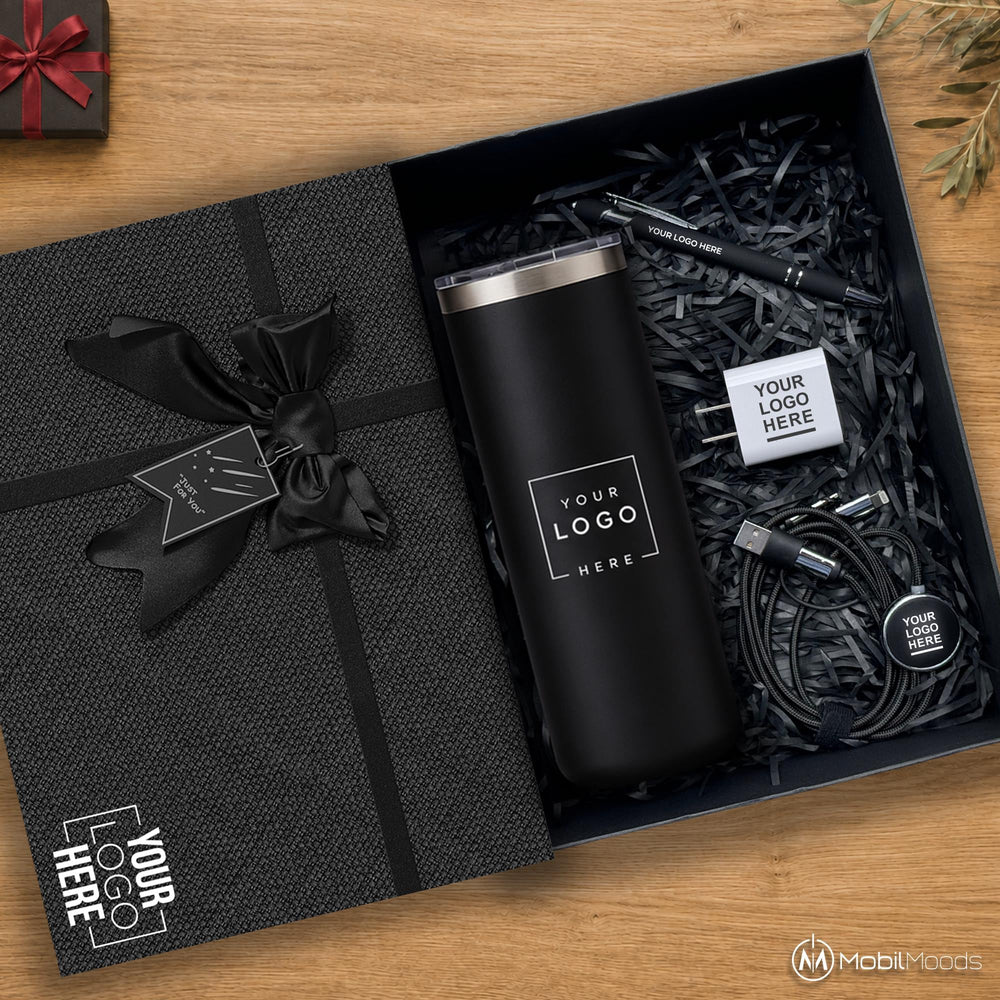 Finance Company New Year Gift Box, Corporate Holiday Gift Set for Bank Employees, Advisors, Executives and VIP Clients