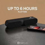 Personalized Light Up SoundBar, 20W Speaker with HDMI USB-C and SD Card, Employee Tech Gift, Client Welcome Gift SoundBar