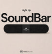 Customized Light Up SoundBar, 20W Speaker with HDMI USB-C and SD Card, Employee Tech Gift, Client Welcome Gift SoundBar