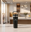 Personalized Insulated Tumbler with Handle, Custom Logo Travel Cup, Realtor Closing Gift Tumbler, Construction Crew Mug, Conference Swag