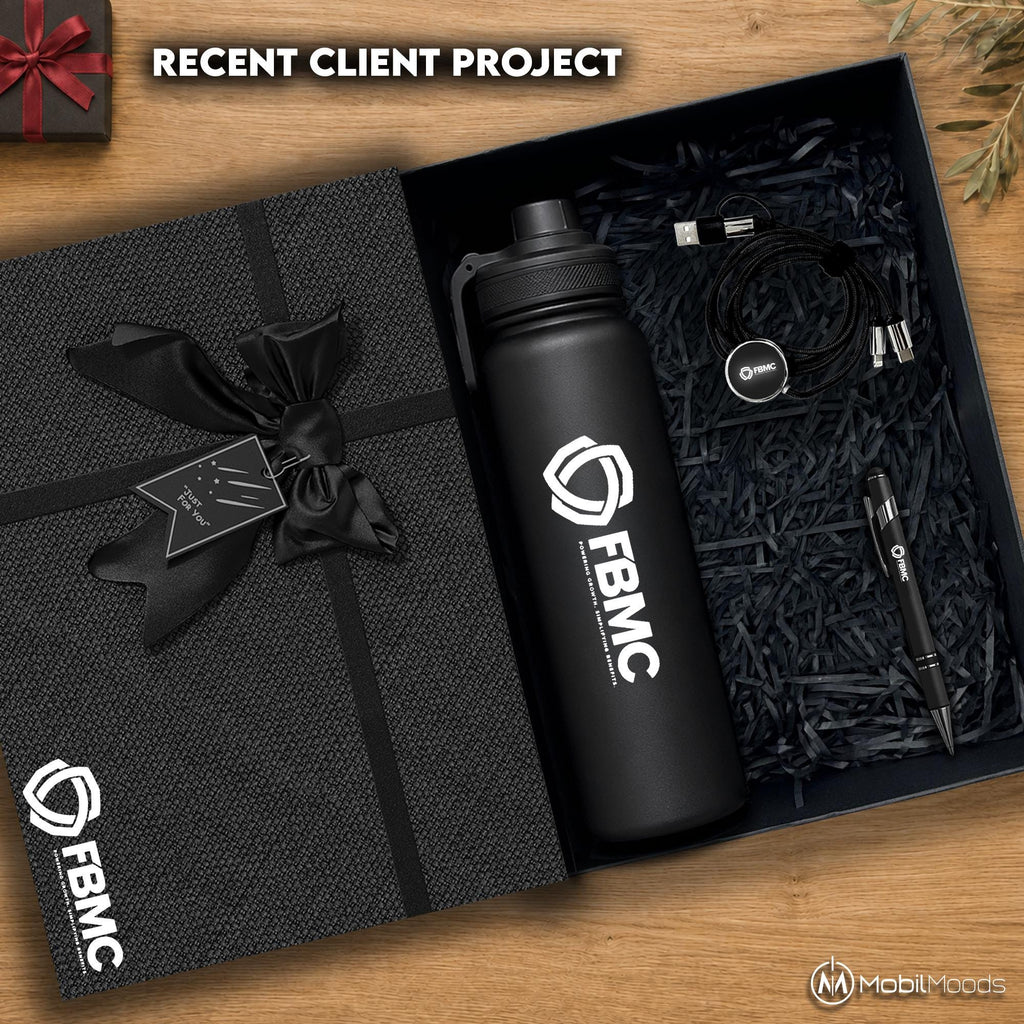 Affordable New Year Gift Box, Company Logo Employee Christmas Gift Box, Company Logo Client Gift Box, Affordable Holiday Gift Box