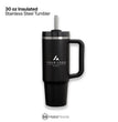Branded Gift Set, Custom Company Logo Gift Set, 30 oz Insulated Tumbler, Adjustable Phone Stand, Light Up Charging Cable, Employee Gift Set