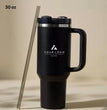 Branded Gift Set, Custom Company Logo Gift Set, 30 oz Insulated Tumbler, Adjustable Phone Stand, Light Up Charging Cable, Employee Gift Set