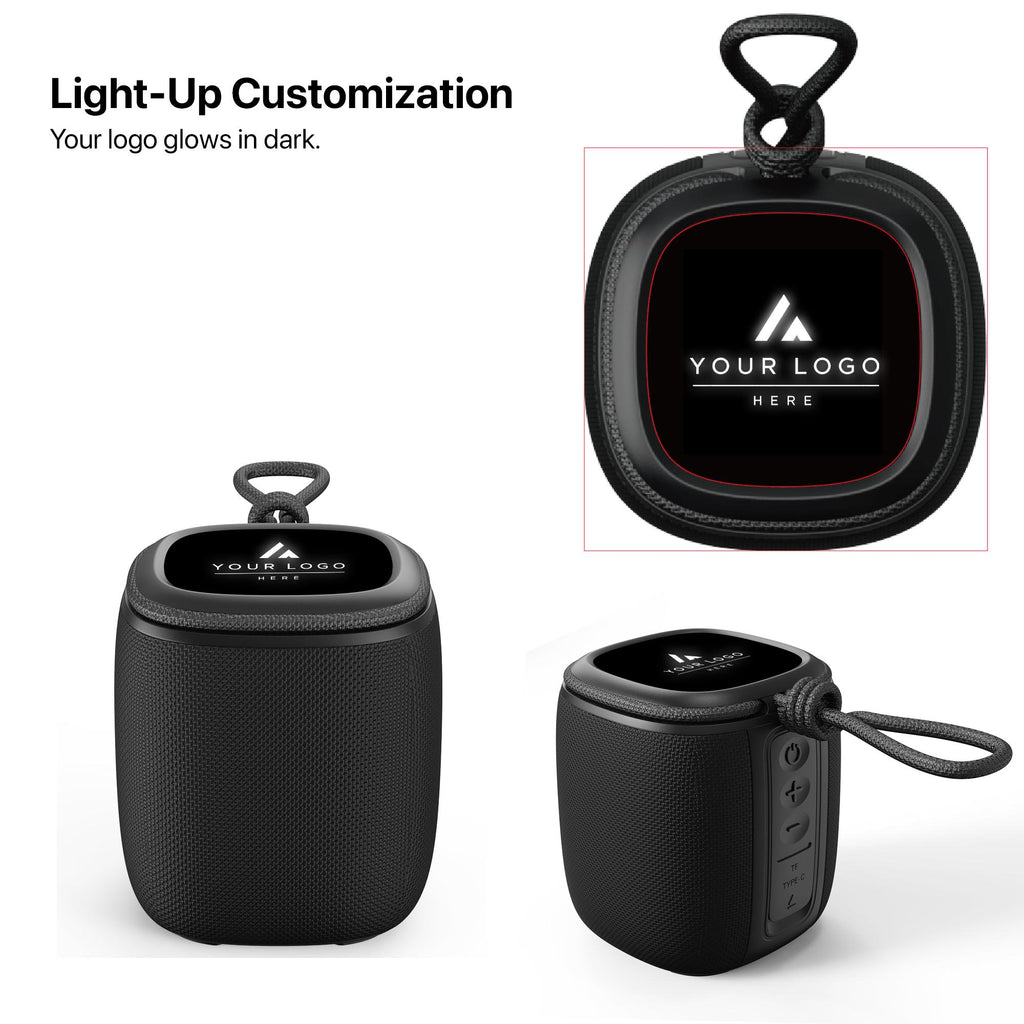 Corporate Gift Box with Company Logo, 30 oz Insulated Tumbler, Light Up Bluetooth 5.4 Speaker, Multi Charging Cable, Employee Gift Set