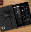 Corporate Gift Box, Company Logo Gift Set, 30 oz Tumbler, 10000mAh Light Up MagSafe Power Bank, Charging Cable, Company Employee Gift Set