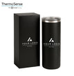 Personalized Slim Stainless Steel Tumbler, Custom Logo Corporate Gift, Employee Appreciation Cup, Branded Business Drinkware