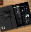 Company Logo Gift Box, Business Logo Gift Set, 30 oz Insulated Tumbler, MagSafe Phone Wallet, Light Up Charging Cable, Employee Gift Set