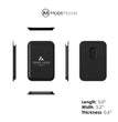Premium Corporate Tech Gift Set, 10000mAh Light Up MagSafe Power Bank, MagSafe Phone Wallet, Custom Charging Cable, Company Logo Gift Box