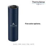 Personalized Smart Thermos with Temperature Display, Custom Logo Corporate Gift, Employee and Client Appreciation Bottle, Conference Swag