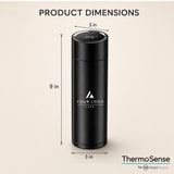 Personalized Smart Thermos with Temperature Display, Custom Logo Corporate Gift, Employee and Client Appreciation Bottle, Conference Swag