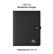 Personalized A4 Light-Up Charging Notebook, Custom Logo Tech Onboarding Kit, Realtor Closing Gift, Conference Speaker Gift