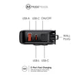Premium Corporate Gift Box with Company Logo, 20 oz Ice Flow Tumbler, 20W PD Wall Charger Power Bank, Light Up Cable, Employee Gift Set