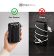 Premium Corporate Gift Box with Company Logo, 20 oz Ice Flow Tumbler, 20W PD Wall Charger Power Bank, Light Up Cable, Employee Gift Set