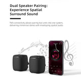 Personalized Light-Up SoundBox Speaker, Custom Logo Bluetooth 5.4 Audio, TWS Portable Speaker, Realtor Closing Gift, Tech Onboarding Kit
