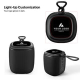 Personalized Light-Up SoundBox Speaker, Custom Logo Bluetooth 5.4 Audio, TWS Portable Speaker, Realtor Closing Gift, Tech Onboarding Kit