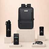 Custom Logo Backpack Gift Set with Smart Thermos and Power Bank, Personalized Employee Welcome Kit for IT and Software Companies