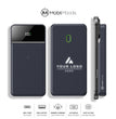Modern Corporate Tech Gift Set, 10000mAh Light Up MagSafe Power Bank, MagSafe Phone Wallet, Custom Charging Cable, Company Logo Gift Box