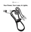 Executive Laptop Sleeve Gift Set, 16 Inch Laptop Bag, 10000mAh Titanium MagSafe Power Bank, Light Up Charging Cord, Corporate Employee Gift