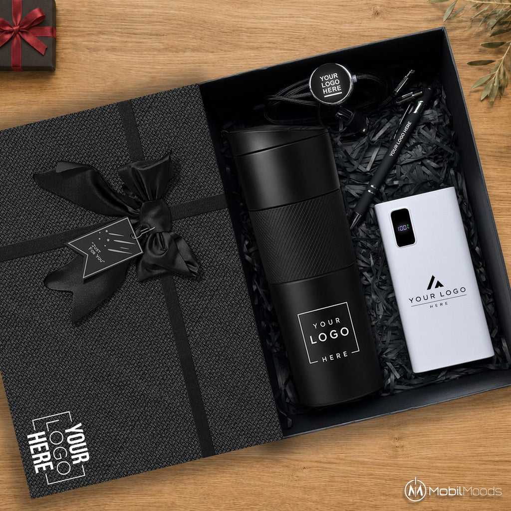 Trade Show Christmas Gift Box, Company Holiday Gift Set for Exhibitors, Booth Teams, Sponsors and Business Prospects