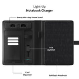 Finance Company Holiday Gift with Branded Tech Portfolio for Bank Employees, Advisors and VIP Clients Gift Box