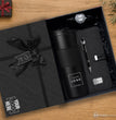 GB-129, Law Firm Client Appreciation Gift with Personalized Tech Portfolio for Attorneys and Legal Teams Gift Set