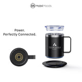Personalized Smart Heated Mug, Custom Logo Office Coffee Cup, Employee Welcome Gift, Client Appreciation Gift, Executive Desk Mug