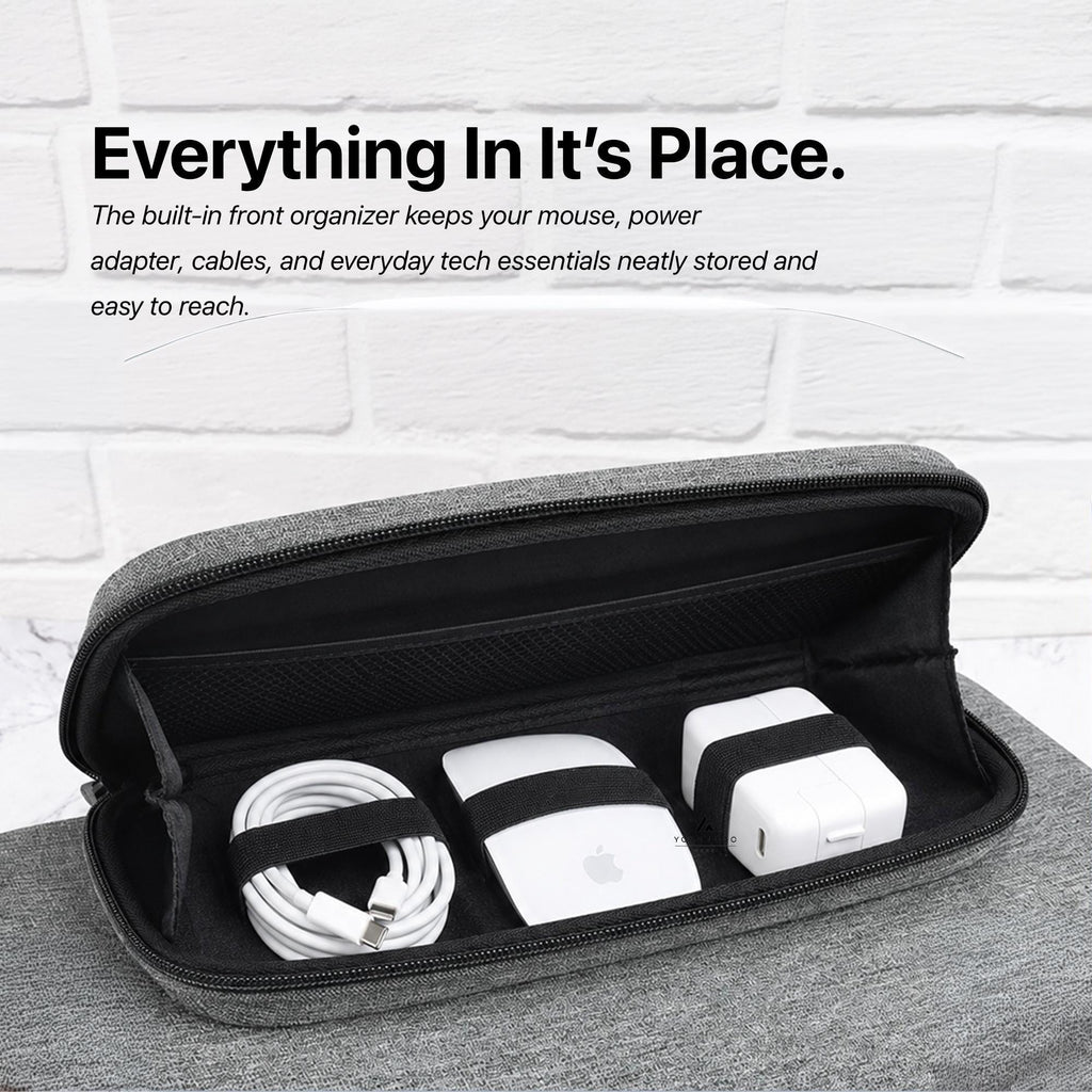 Custom Employee Laptop Gift Set, 16 Inch Laptop Sleeve, Adjustable Phone Stand, Light Up Charging Cord, Company Logo Corporate Welcome Gift
