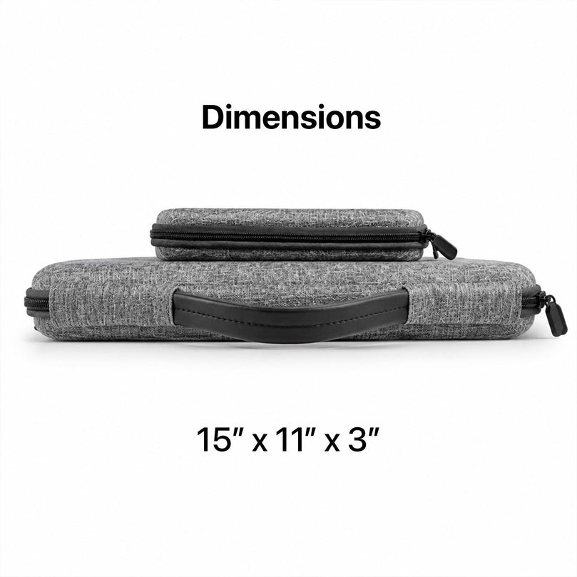 Executive Laptop Sleeve Gift Set, 16 Inch Laptop Bag, 10000mAh Titanium MagSafe Power Bank, Light Up Charging Cord, Corporate Employee Gift