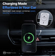 Personalized MagSafe Car Charger, 15W Magnetic Wireless Car Mount, Custom Logo Fast Charging Phone Holder, Corporate Gift