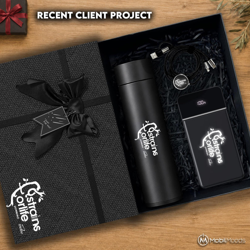 Company Logo Affordable Gift Box, Corporate Client Holiday Gift Box, Personalized Employee Gift Box, Business Logo New Year Gift Box