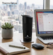 Branded Employee Gift Set, 18 oz Premium Stainless Steel Tumbler, Stylus Touch Pen, Light Up Charging Cable, Company Logo Corporate Gift Box