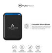 Modern Corporate Tech Gift Set, 10000mAh Light Up MagSafe Power Bank, MagSafe Phone Wallet, Custom Charging Cable, Company Logo Gift Box