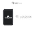 Premium Employee Gift Set with Company Logo, 20 oz Ice Flow Stainless Steel Tumbler, 10000mAh MagSafe Light Up Power Bank, Charging Cable