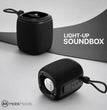 Executive Company Gift Box, Custom 16 oz Smart Thermos, Bluetooth 5.4 Light Up Speaker, Charging Cord, Branded Corporate Employee Gift Set