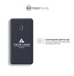 Modern Corporate Tech Gift Set, 10000mAh Light Up MagSafe Power Bank, MagSafe Phone Wallet, Custom Charging Cable, Company Logo Gift Box