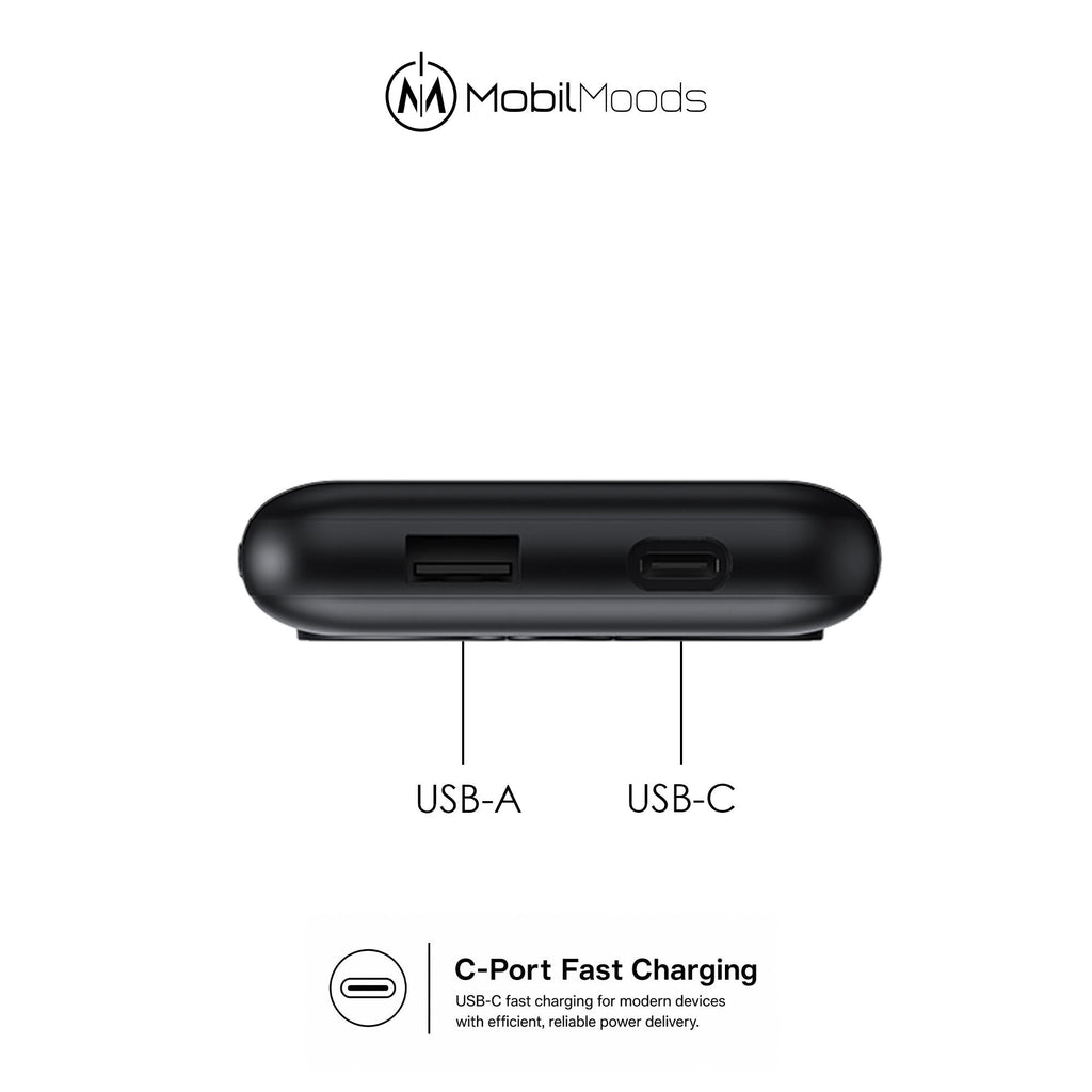Premium Corporate Tech Gift Set, 10000mAh Light Up MagSafe Power Bank, MagSafe Phone Wallet, Custom Charging Cable, Company Logo Gift Box