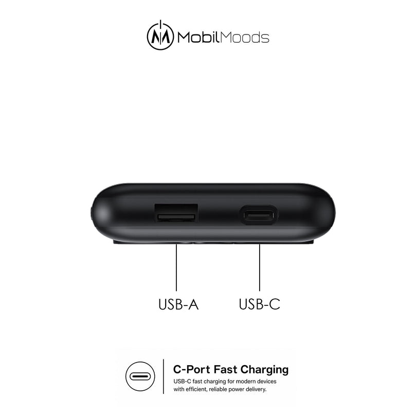 Premium Corporate Tech Gift Set, 10000mAh Light Up MagSafe Power Bank, MagSafe Phone Wallet, Custom Charging Cable, Company Logo Gift Box