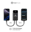 Professional Laptop Sleeve Gift Set, 16 Inch Laptop Bag, 10000mAh Light Up Built In Cable Power Bank, Charging Cord, Corporate Gift Set
