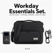 Premium Laptop Sleeve Gift Set, 16 Inch Laptop Bag, 10000mAh Titanium MagSafe Power Bank, Light Up Charging Cord, Corporate Employee Gift
