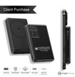 Custom MagSafe Charger for Corporate Gifts, Custom Portable Charger for Business Gifts, Bulk Order Personalized Chargers for Events