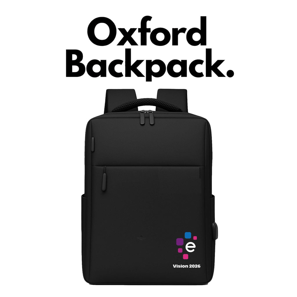 Personalized Business Laptop Backpack, Custom Colorful Logo Work Bag, Tech Onboarding Backpack, Conference Travel Bag, Realtor Team Gift
