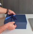 Personalized Logo Tech Company Gift Box, Personalized Smart Thermos Gift Set, Branded MagSafe Power Bank & Custom Light Up Cable
